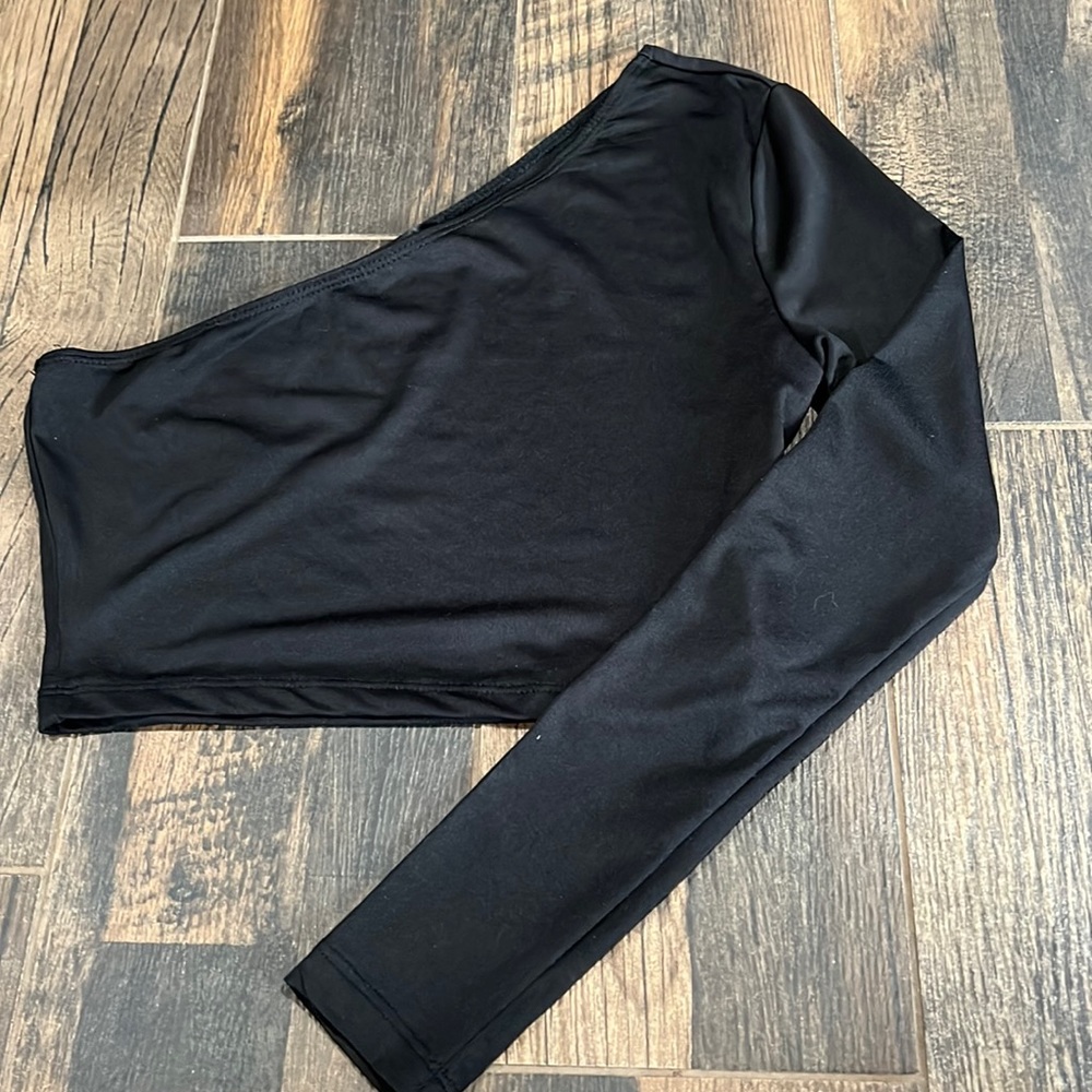 shein one shoulder top